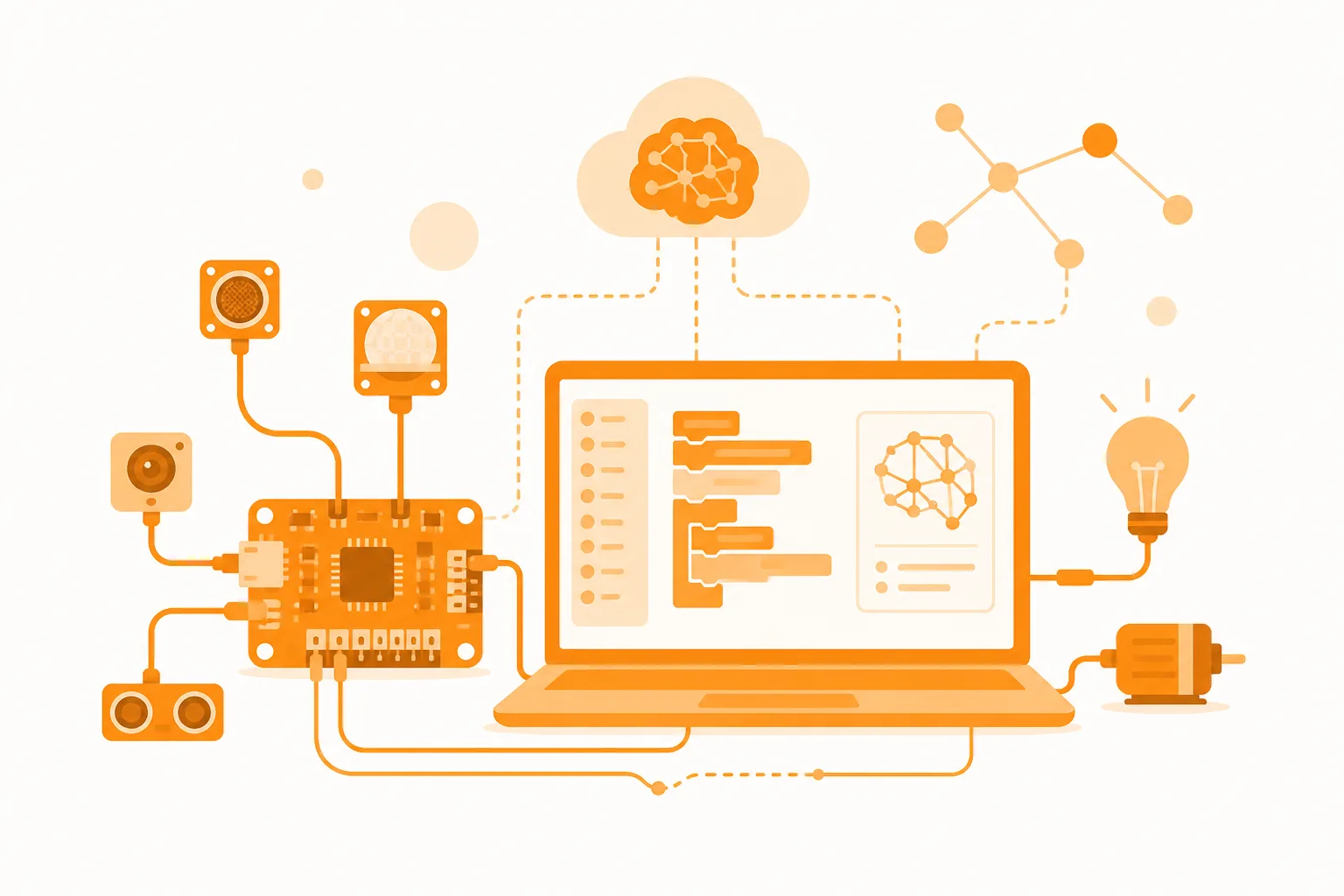 IoT×AIプログラミングの体験イメージ